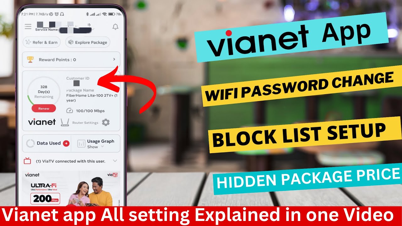Vianet App All Settings Explained | Vianet WiFi password change | MAC Filtering Vianet