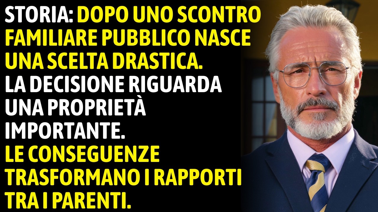 Mio figlio mi ha colpito davanti a sua moglie… Così ho venduto la sua casa.