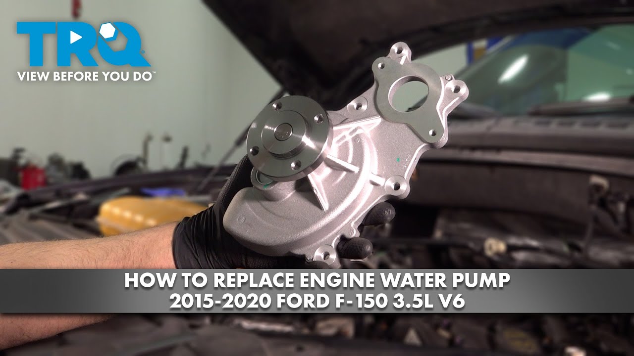 Как заменить водяной насос двигателя Ford F-150 2015-2020 3.5L V6 2015-2020