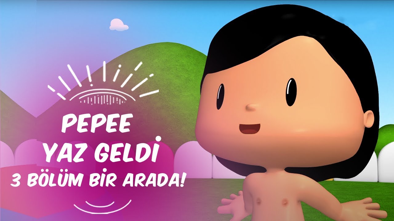 Pepee - Yaz Geldi! ☀️ ☀️  Pepee Leliko ve Pisi İle 3 Bölüm Bir Arada | Düşyeri