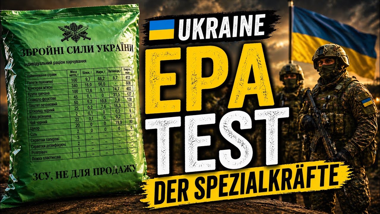 „Was essen ukrainische SPEZIALKRÄFTE? 🇺🇦 EPa im Härtetest!“