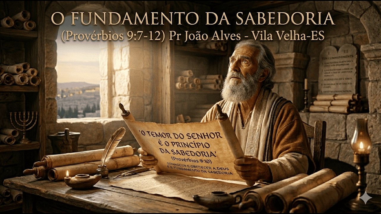 #0057 - O fundamento da sabedoria (Provérbios 9:7-12) Pr João Alves - Vila Velha-ES (01mar26)