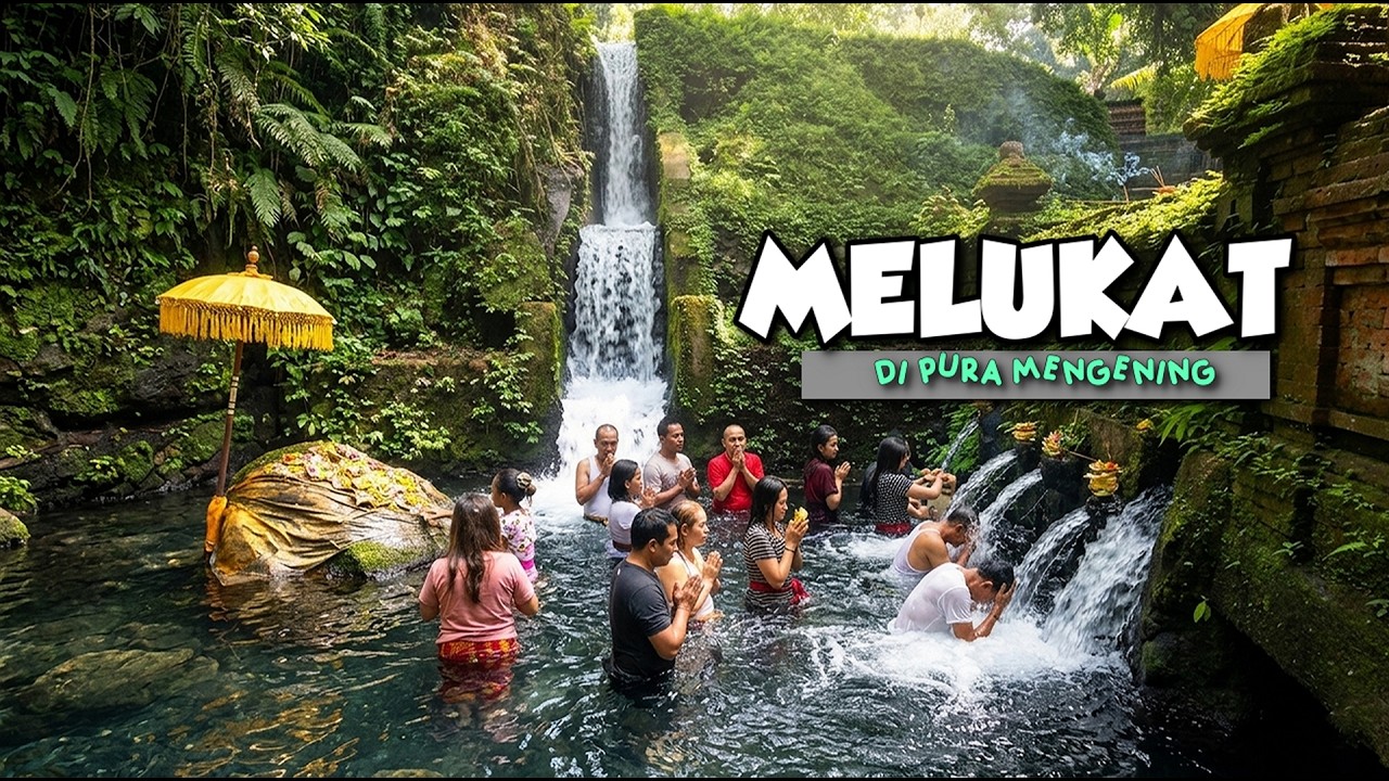 Spiritual Cleansing Ritual in Bali | Pura Mengening Tampaksiring