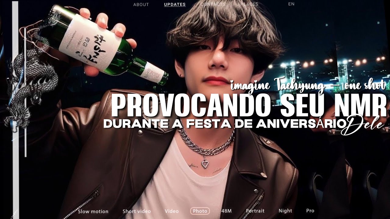 IMAGINE TAEHYUNG — Pr0voc@ndo seu namorado durante a festa de aniversário del.e ~ ONE SHOT