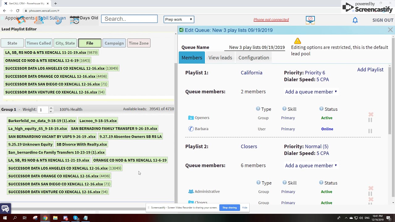 How to upload leads in Xencall