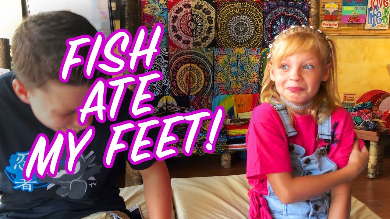 Fish ate my FEET! Payton Delu