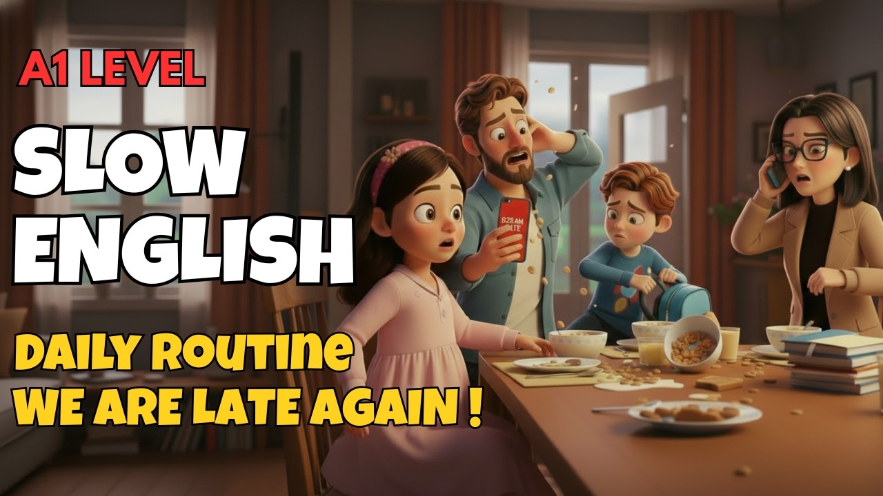 Learn English A1 – Slow Listening Practice for Beginners