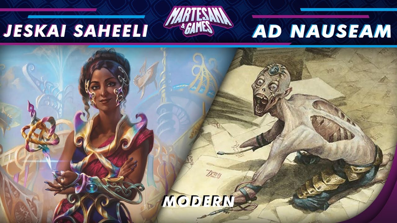 MTG MODERN - Jeskai Saheeli vs Ad Nauseam - Martesana&Games