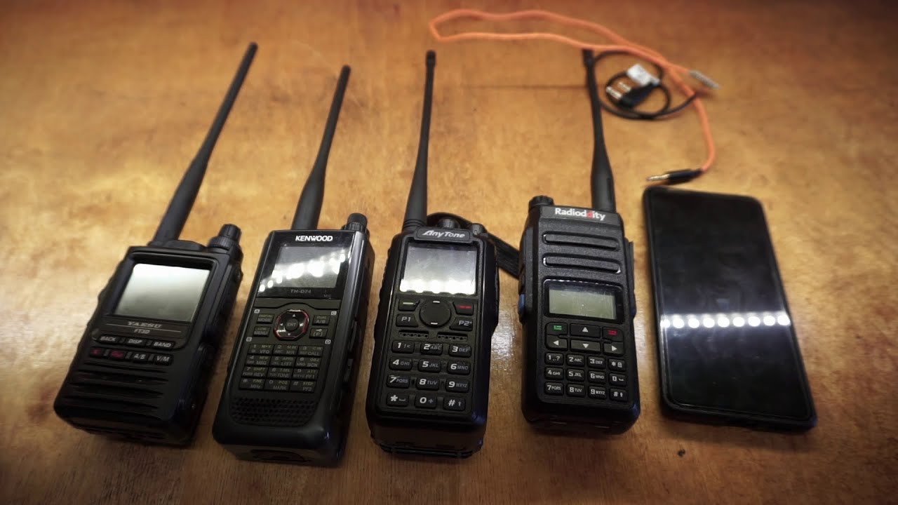 Porównanie radiotelefonów ręcznych z odbiornikiem APRS