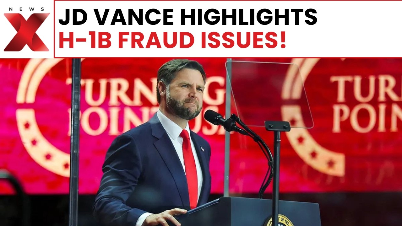 JD Vance Highlights Fraud Issues In H-1B Visa Programme In Remarks | NewsX