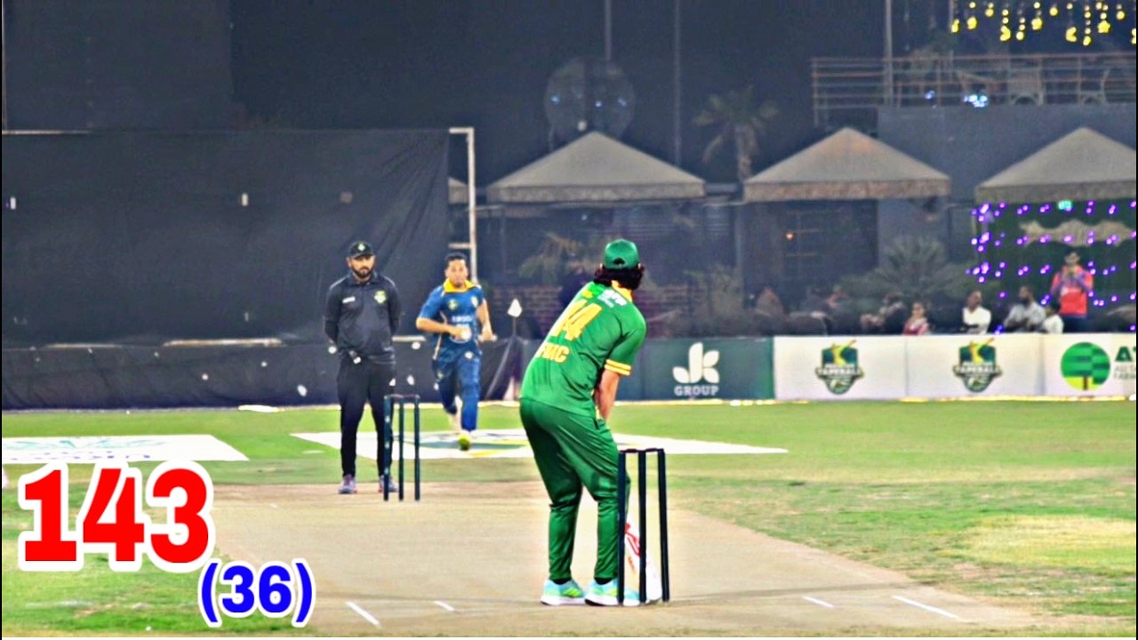 HISTORICAL MATCH PAKISTAN TAPE BALL CHAMPIONSHIP 143 RUNS NEEDED 36 BALLS BEST BATTING BEST SHORTS