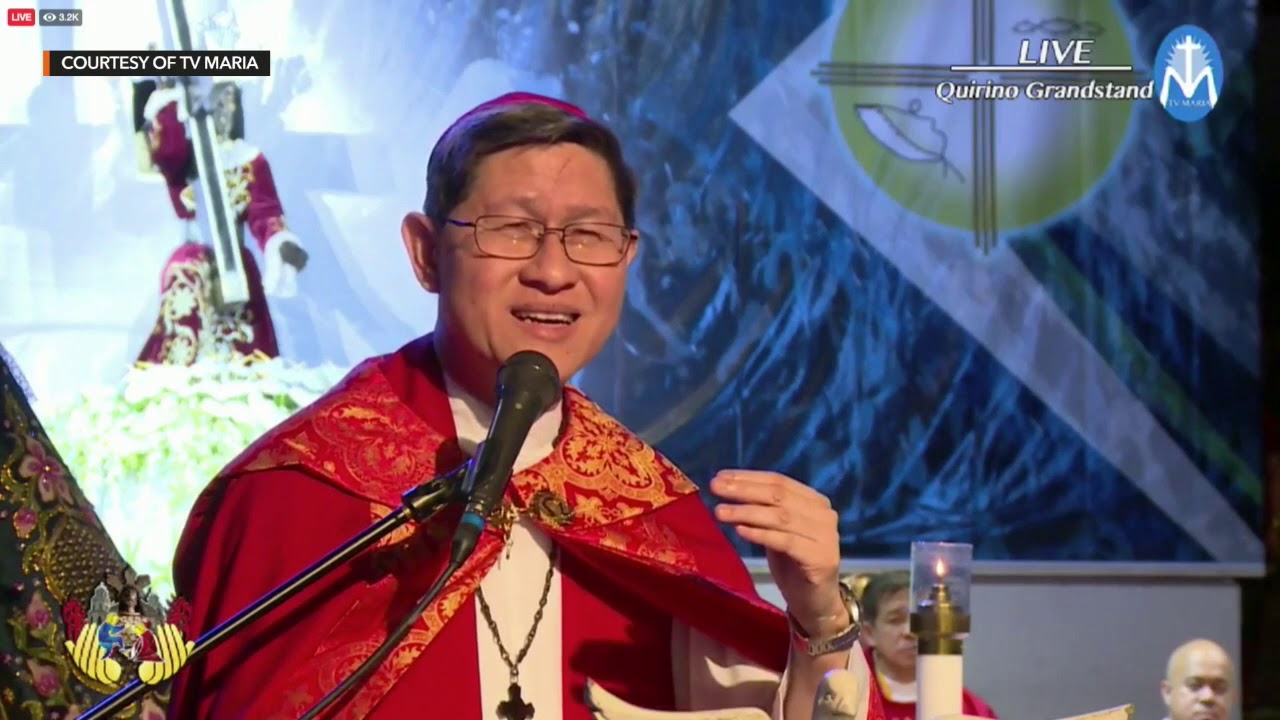 Cardinal Tagle delivers homily for Nazareno 2019, says devotees not fanatics