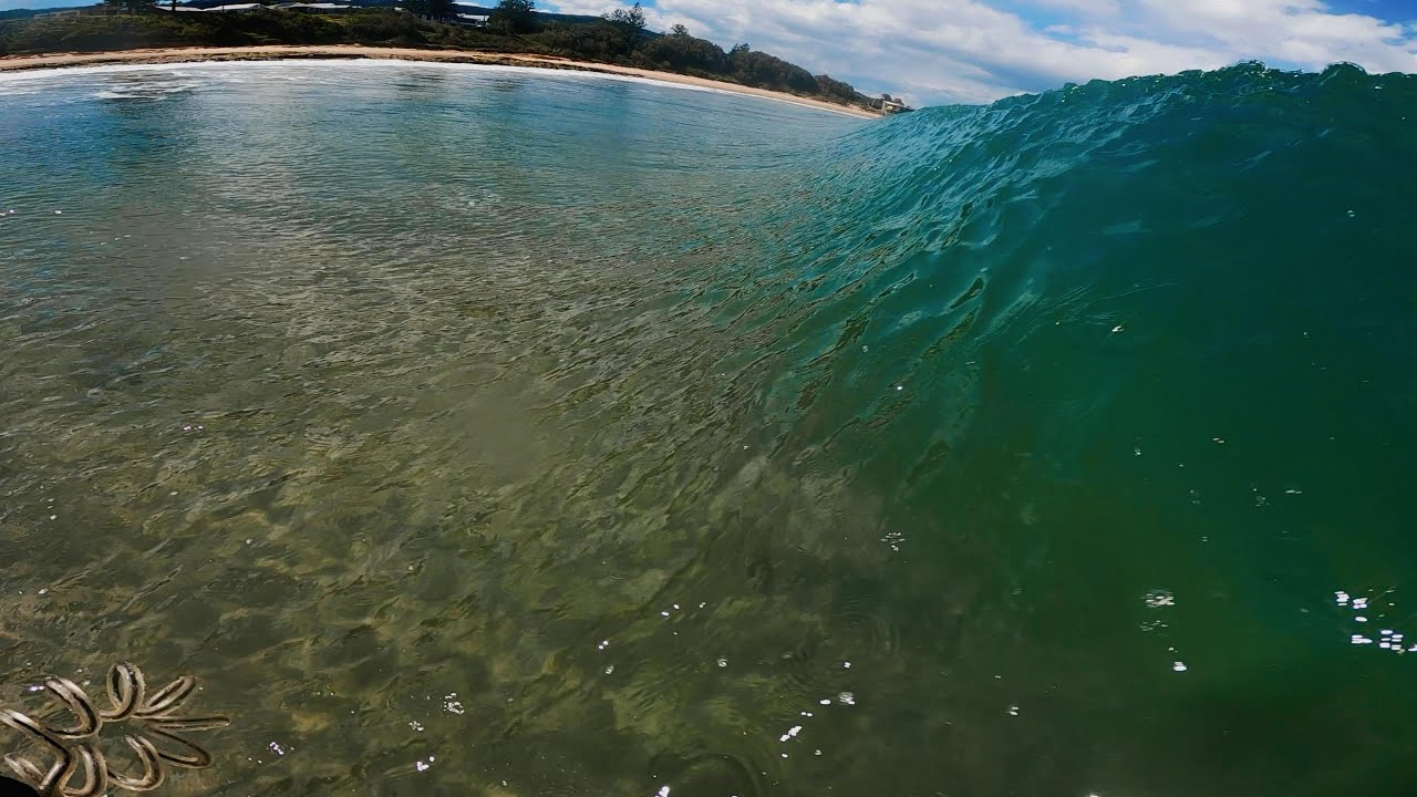 BODYBOARDING CRYSTAL CLEAR WAVES | *raw pov*