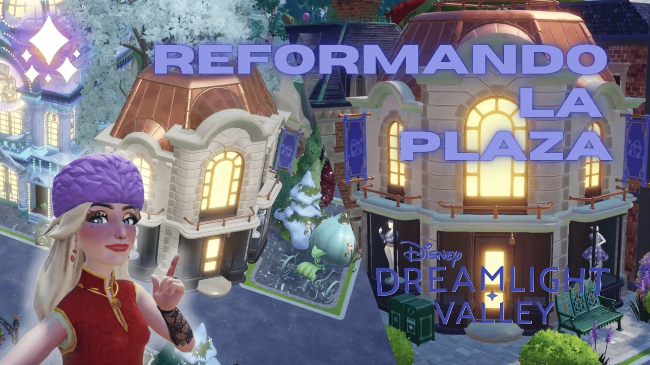 💙 Reforma de la Plaza - SpeedBuild | Disney Dreamlight Valley 💙