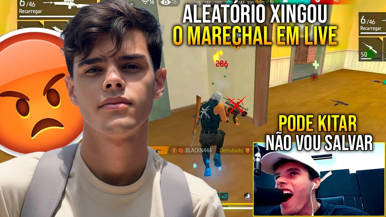 ESSE ALEATÓRIO XINGOU O MARECHAL EM LIVE, ELE NÃO GOSTOU E RESPONDEU