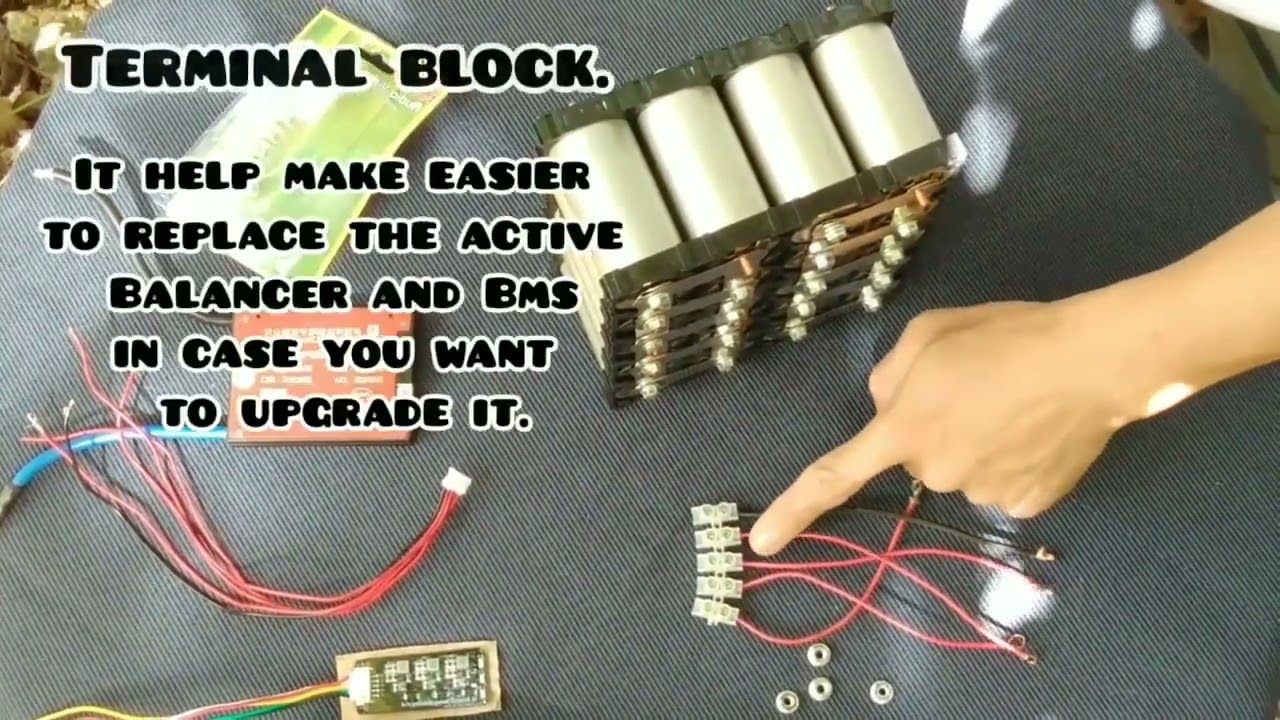 12v battery pack using 32650(lifepo4)with BMs 4's 12v and active balancer 1.2ah