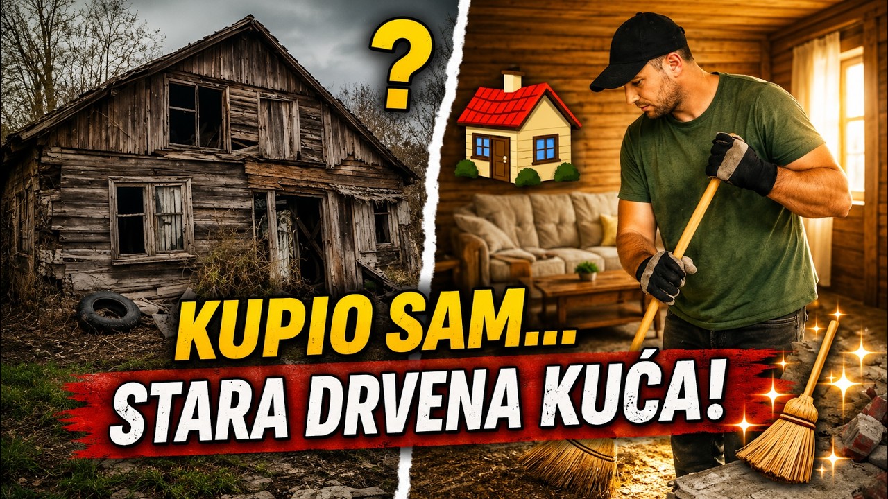 Obnova stare drvene kuće – Epizoda 1 | Kupnja & čišćenje