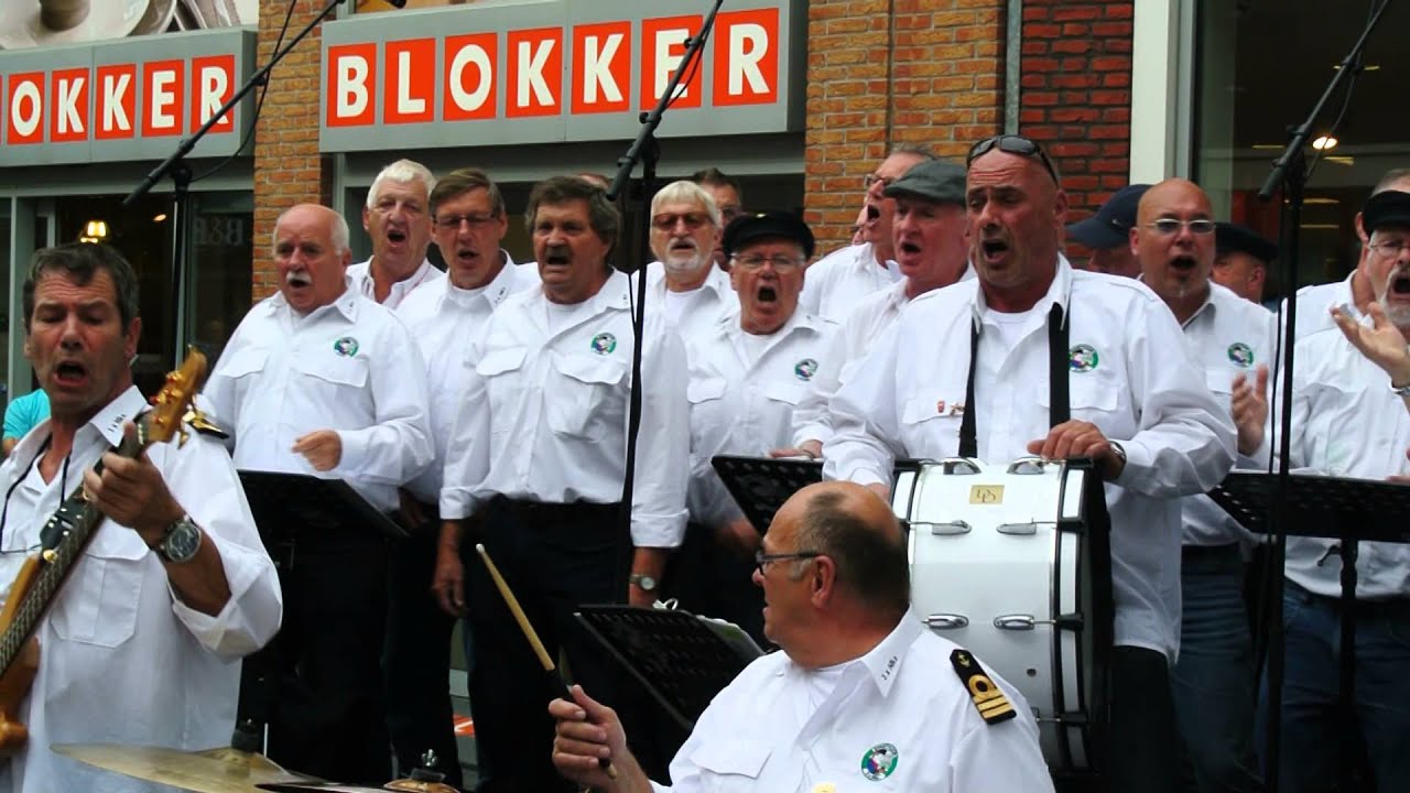 Shantykoor 3 x niks de klok van Arnemuiden shantyfestival Spijkenisse 04-10-2014