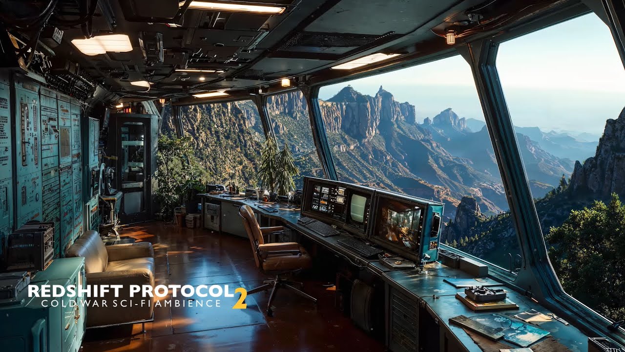 Cold War Outpost - Dark Sci-Fi Ambient Music | 4K