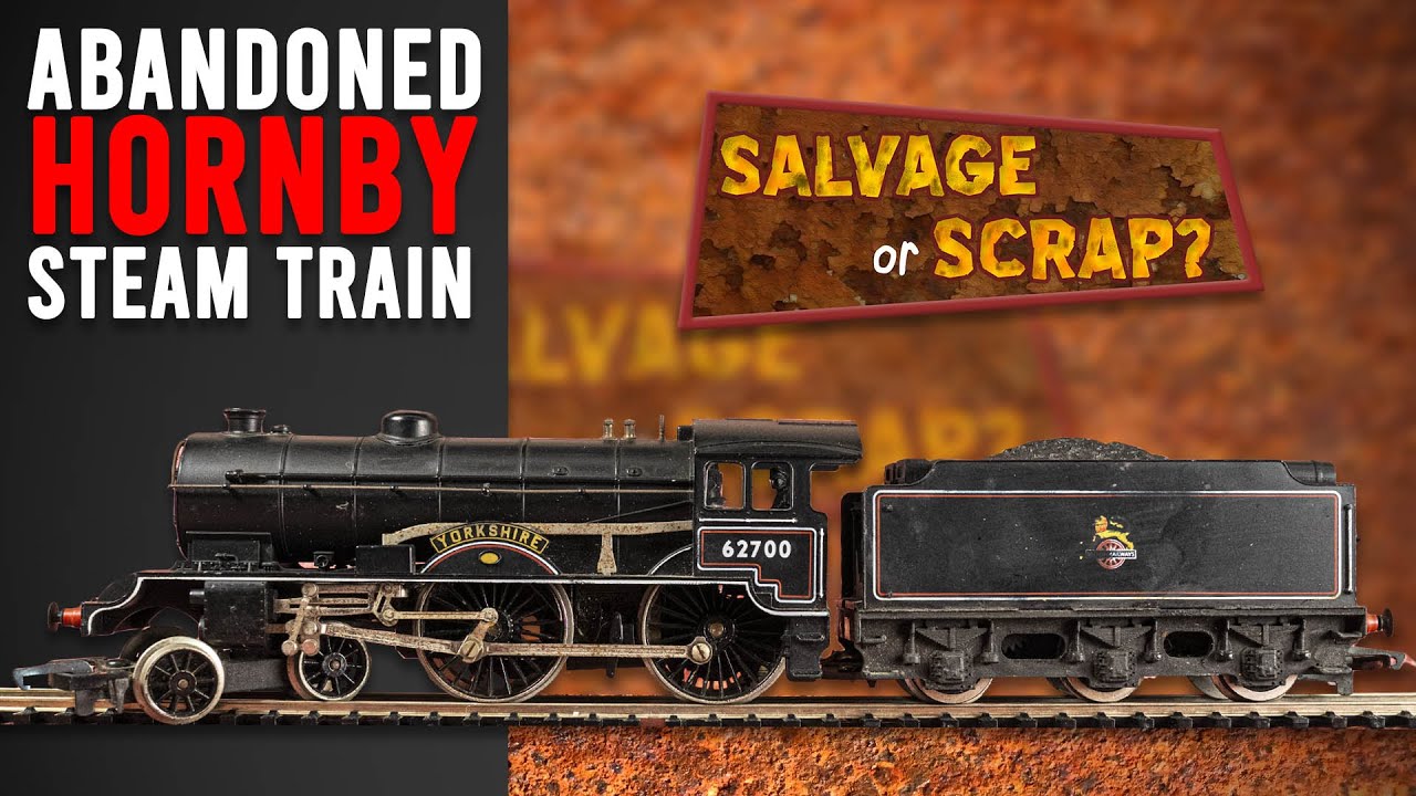 Восстановление сломанного паровоза Hornby | Утиль или металлолом?