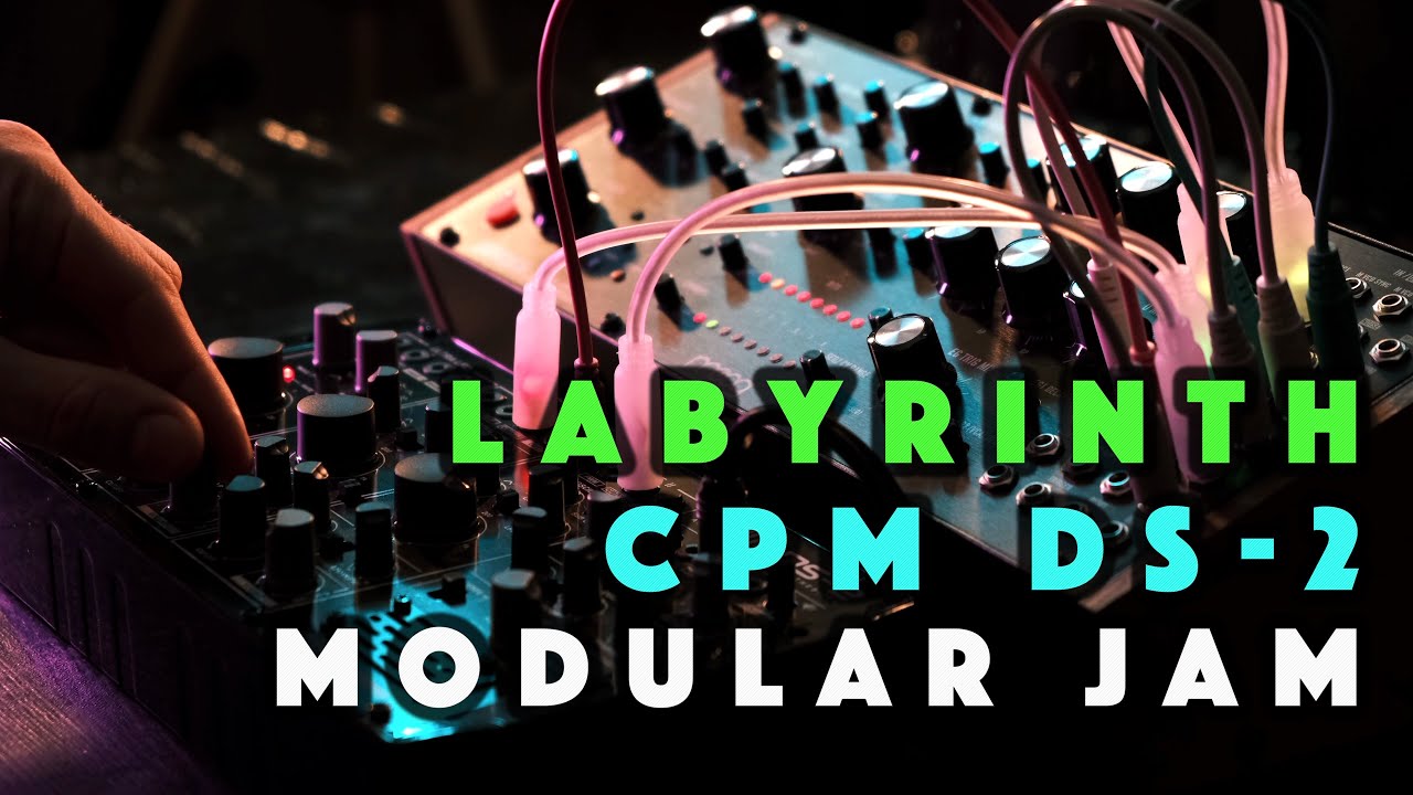 Stylophone CPM DS-2 vs Moog Labyrinth. Live Modular Jam