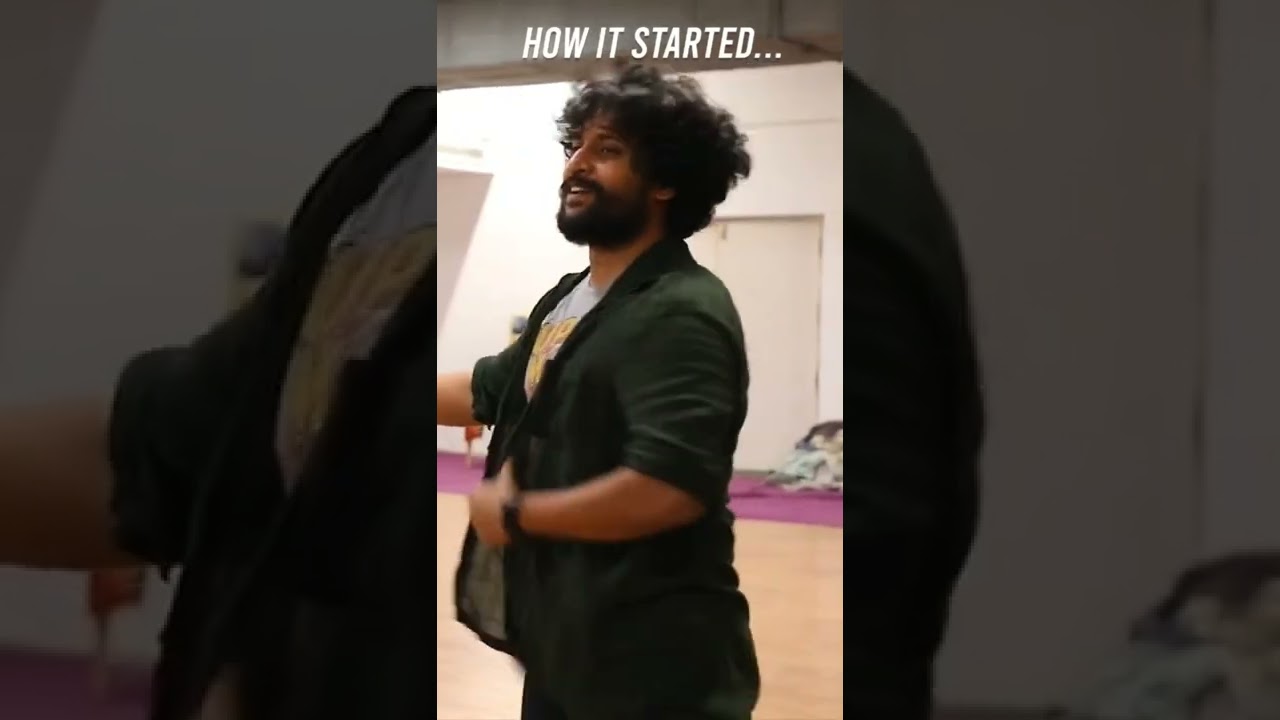 Natural Star Nani Dance Practice From Dasara Movie #dasaramovie #nani #keerthysuresh