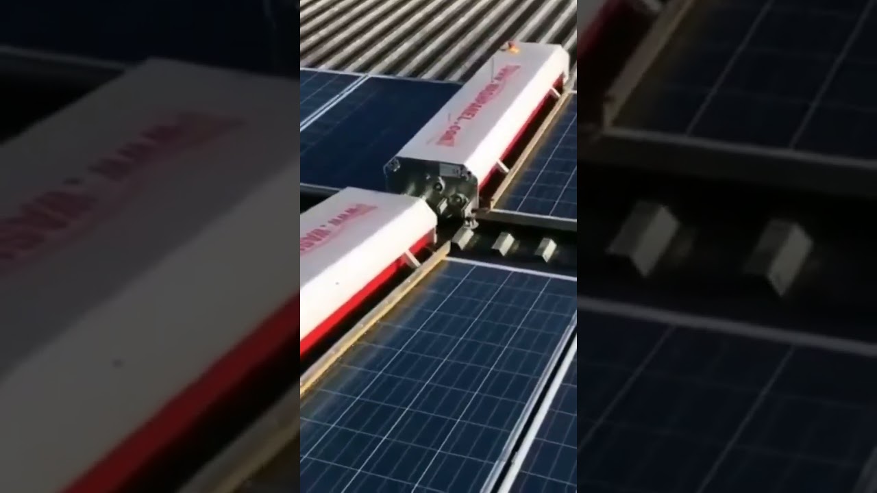 Love this solar cleaning technology 💦☘️ #cleanenergy #wheepup #energiasolarfotovoltaica #fotovoltaic