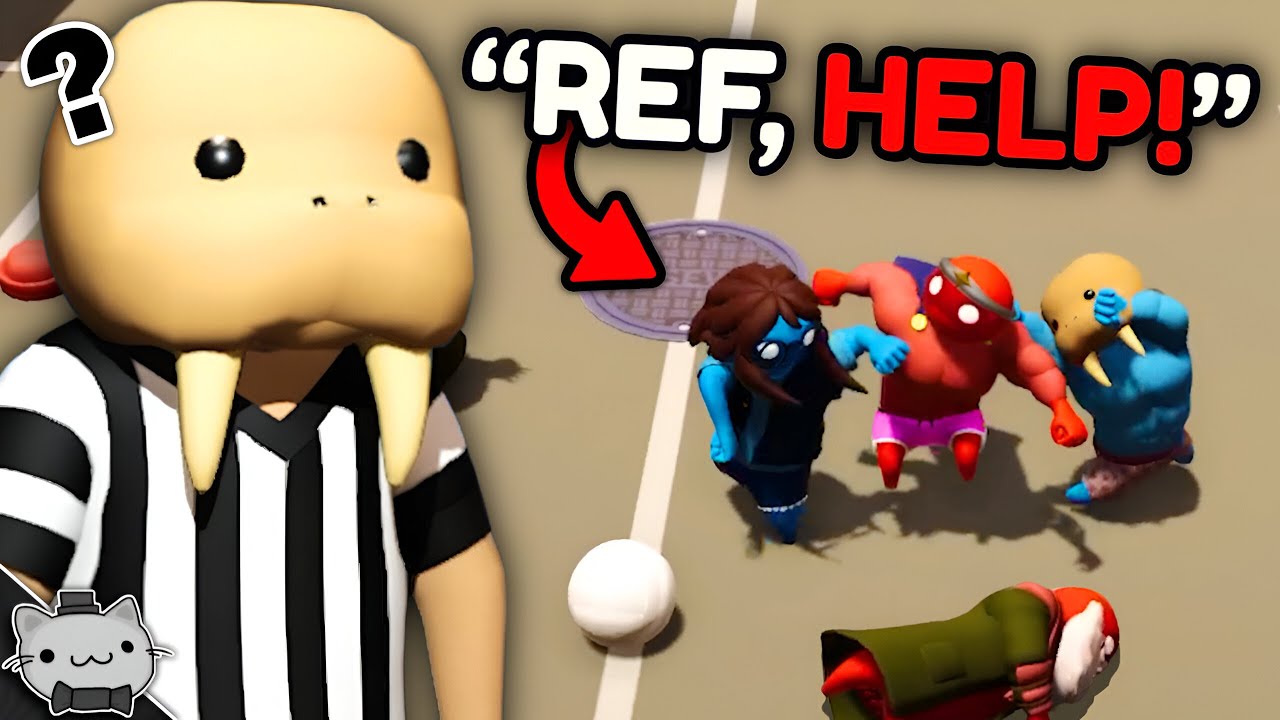 Моменты из Gang Beasts, которые заставят вас сказать: «РЕФ, СДЕЛАЙ ЧТО-НИБУДЬ!» (Смешные моменты ...