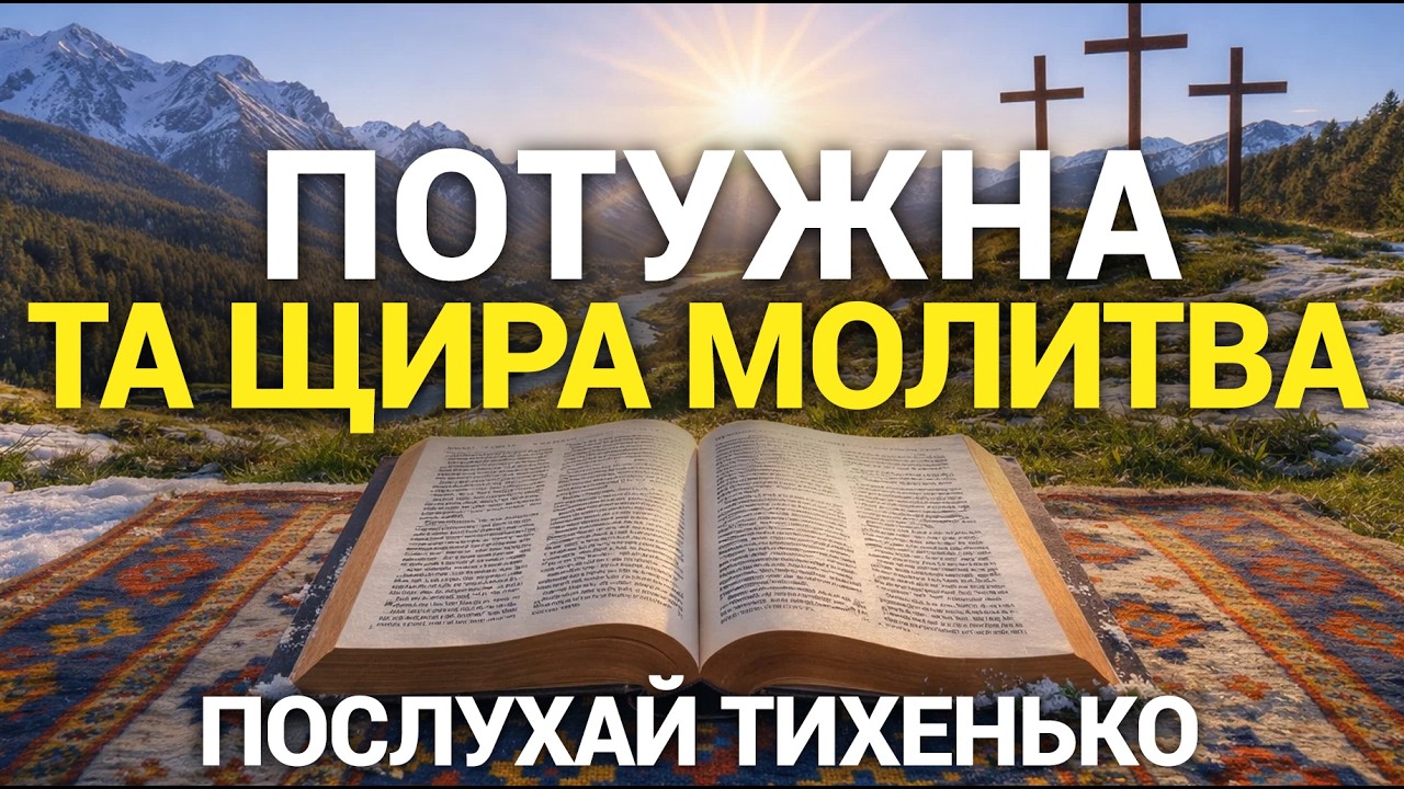 ПОТУЖНА МОЛИТВА ЗРАНКУ! Отримай Благословення та СПОКІЙ