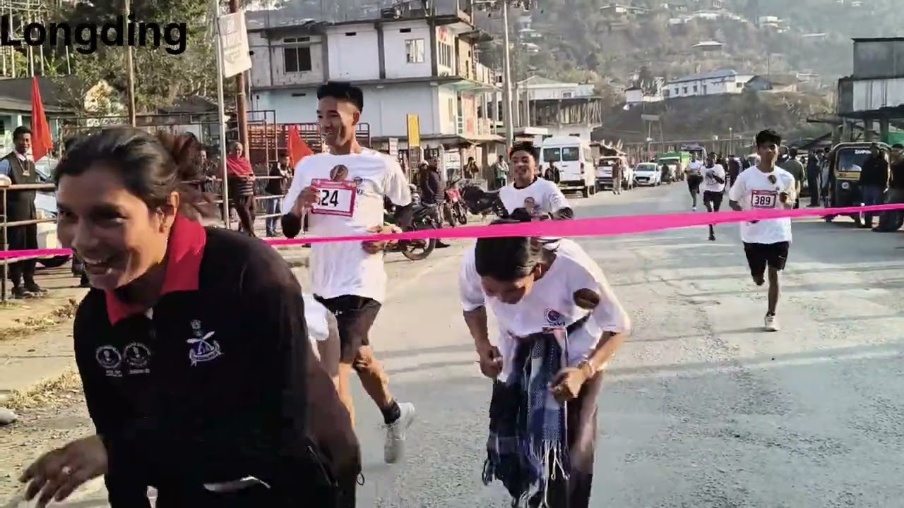 Marathon Race boys and girls Longding HQ