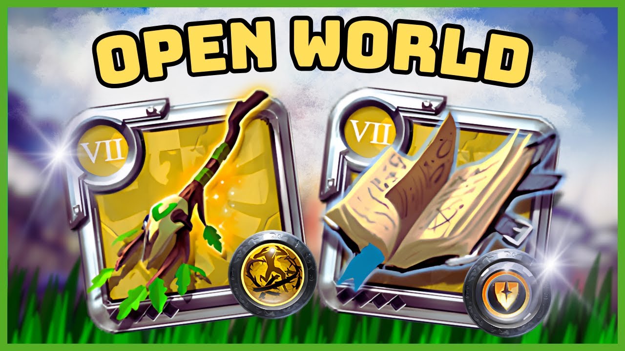 INSANE OPEN WORLD in Albion Online! (Aggressive rotations and lots of firefights on the open map).