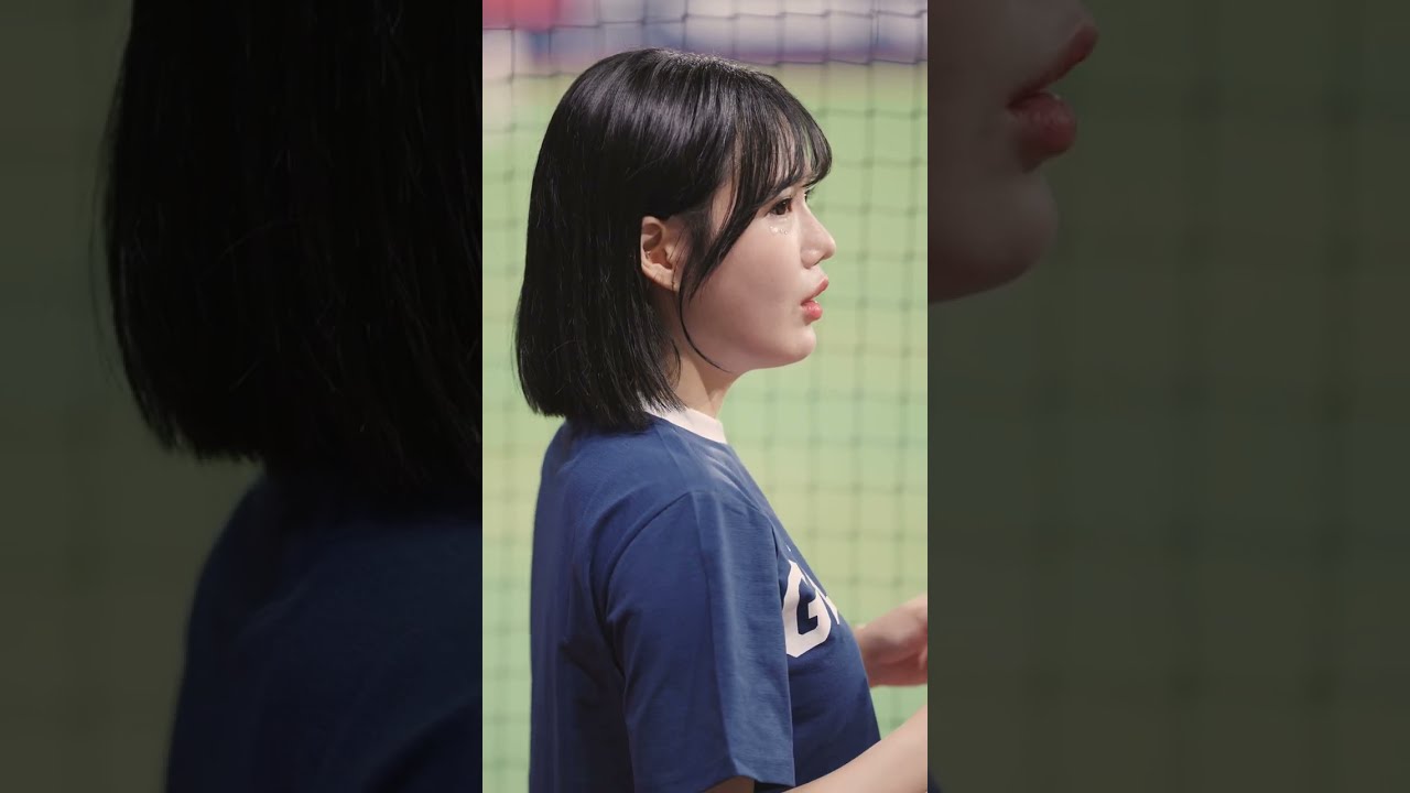 충격의 전민재 헤드샷 당시 최홍라 롯데 자이언츠 치어리더 직캠 20250429 Cheerleader Hongra Choi fancam