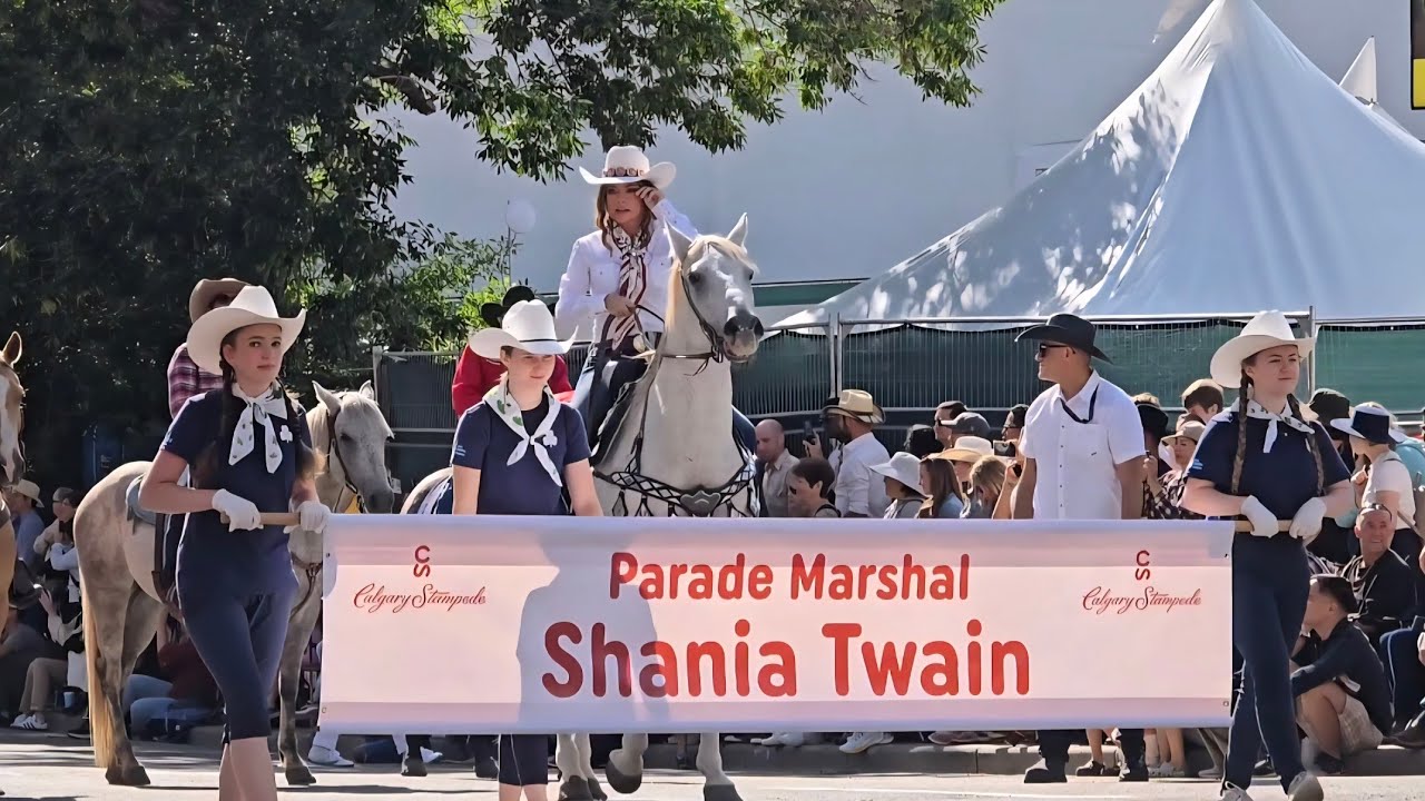 July 4th Calgary Stampede Street Parade views | @wethemuttons vid#757