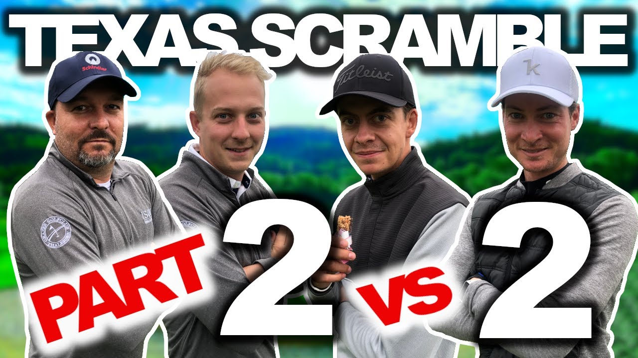 2 vs 2 TEXAS SCRAMBLE - geht die Birdie Show weiter?! #einfachbessergolfen