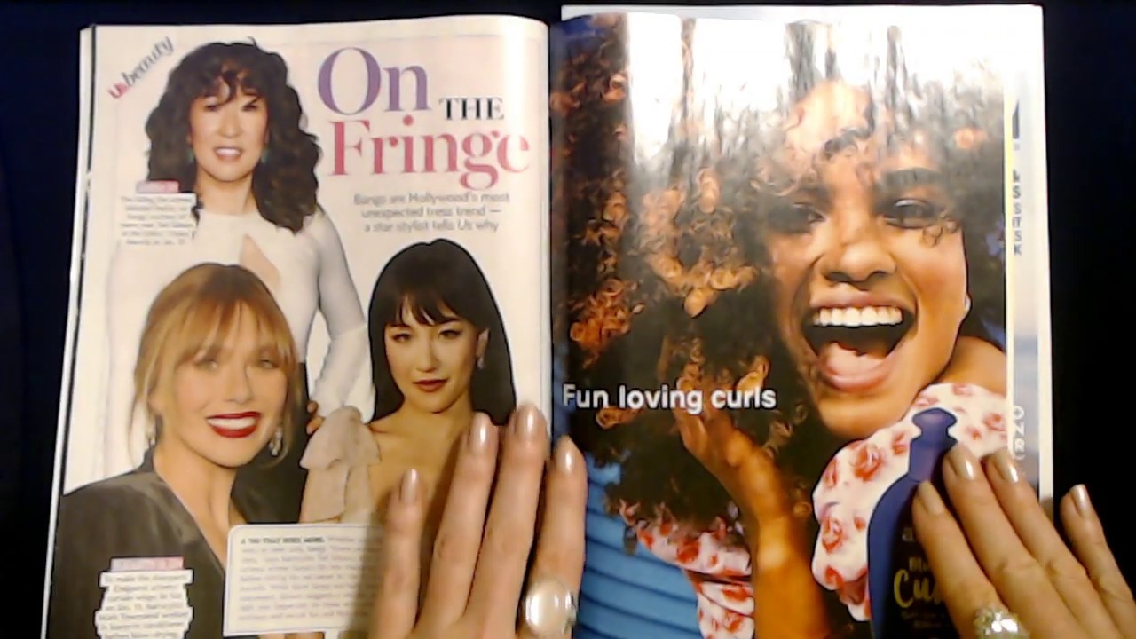 ASMR | Magazine Page Flipping / Whispered Reading
