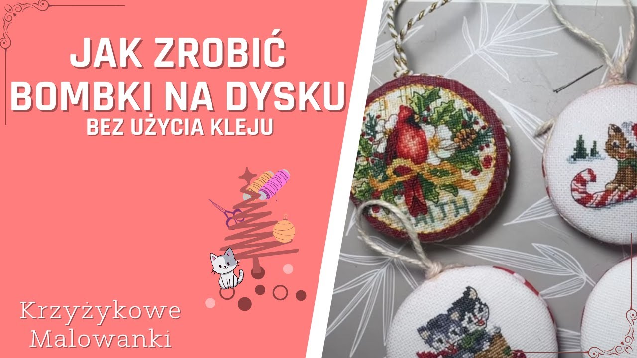 Jak zrobić bombki na dysku bez użycia kleju