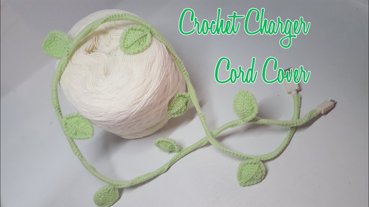 Crochet Charger Cord Cover | Tutorial