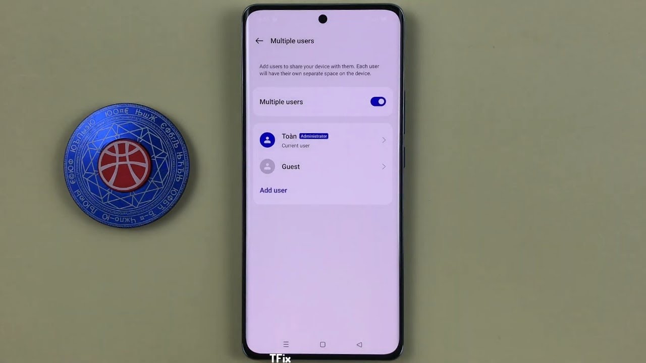 Multi-user mode, 2nd space on OPPO Reno10 5G Android 13