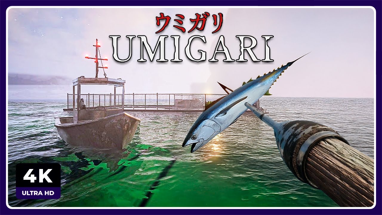 EL JUEGO DE PESCA M&Aacute;S RARO QUE HE PROBADO | UMIGARI Gameplay Espa&ntilde;ol