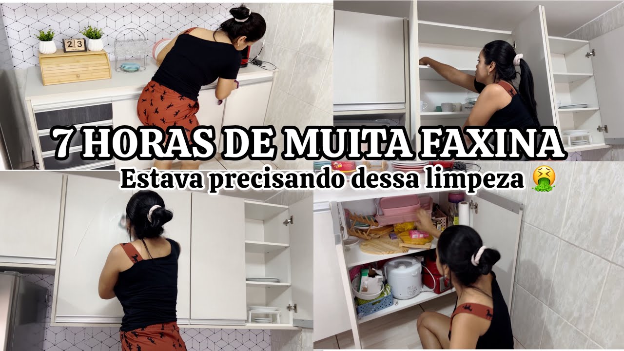 CANSEI : DIAS SEM LIMPAR🤮 FAXINA COMPLETA MUITA BAGUN&Ccedil;A 7 HORAS DE MUITA FAXINA MUITO MOTIVA&Ccedil;&Atilde;O