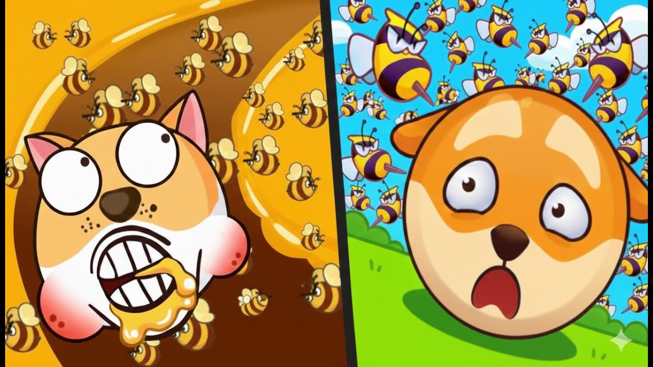 STING THE DOGE vs SAVE BALLS - All Levels New UPDATE Satisfying Double Doge Gameplay (Android/ios)
