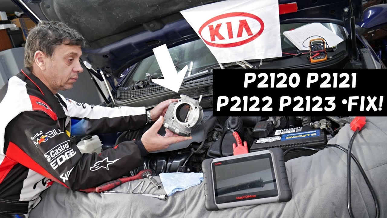 KIA CODE P2120 P2121 P2122 P2123 ENGINE LIGHT KIA SORENTO SPORTAGE FORTE RIO SOUL OPTIMA