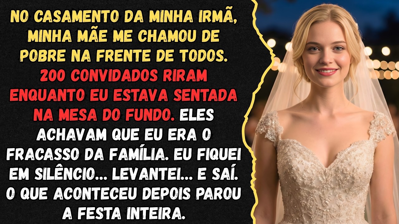 Minha Mãe Me Chamou De Pobre No Casamento Da Minha Irmã… Então Fiz Algo Inesperado
