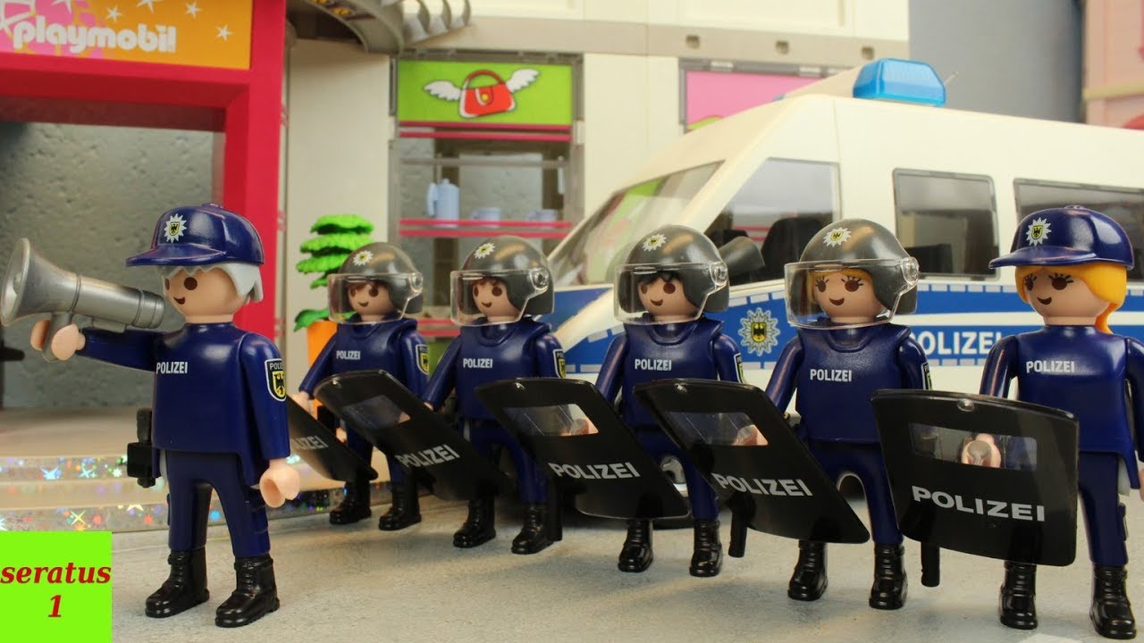 Die Motorradbande Playmobil Film Bundespolizei Einsatz Stop Motion seratus1