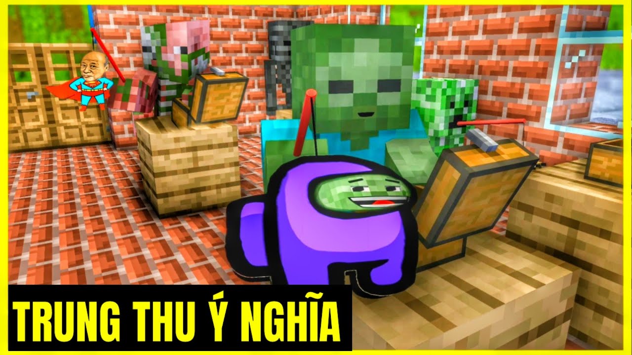 [ Lớp Học Quái Vật ] TRUNG THU Ý Nghĩa Của Lớp | Minecraft Animation