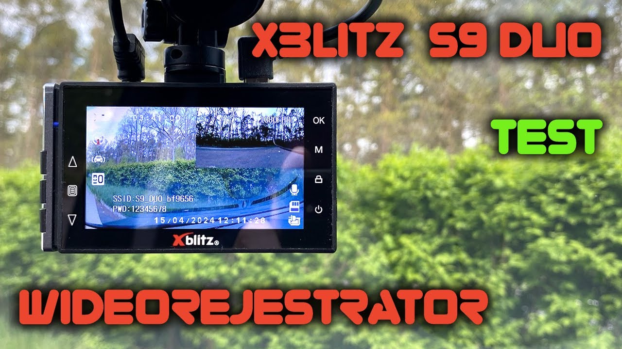 Wideorejestrator samochodowy Xblitz S9 DUO, wersja z kamerą cofania - LabFun