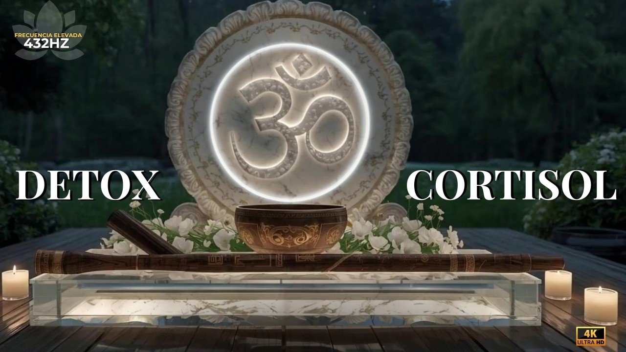 432Hz Elimina Todo el Estrés y Ansiedad | Baja el Cortisol y Calma tu Mente | Healing Frequency 4K