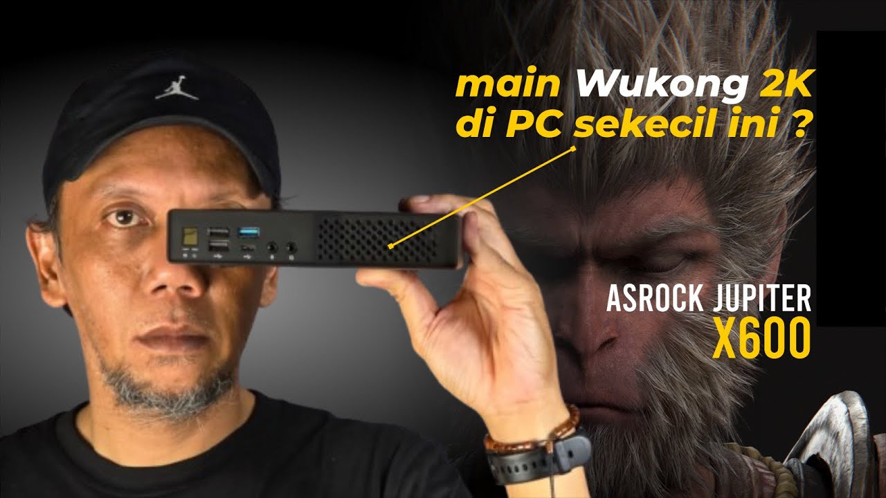 Rakit mini PC AMD AM5  paling mungil | Asrock Jupiter X600 mini PC barebone X AMD ryzen 7 8700G