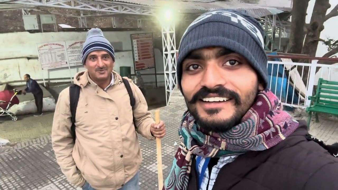 Last parst वैष्णो देवी वीडियो//दर्शन करने के बाद दिखाई दी भारी बर्फ बारी 🤩