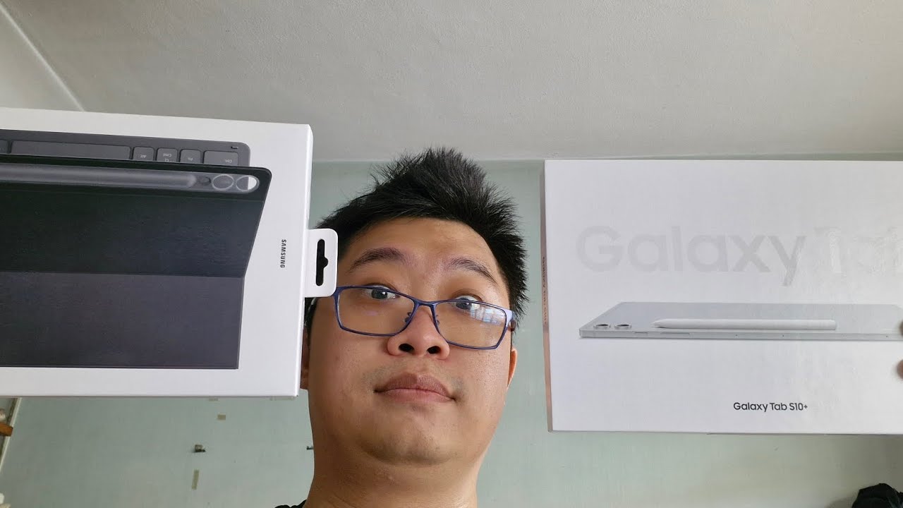 Galaxy Tab S10+ и клавиатура Book Cover — AI Key — распаковка и быстрое ознакомление